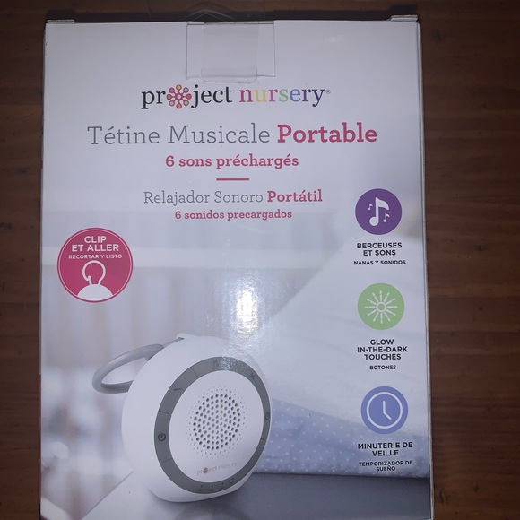 Project Nursery - Portable Sound Soother - White/Grey - Picture 2 of 3